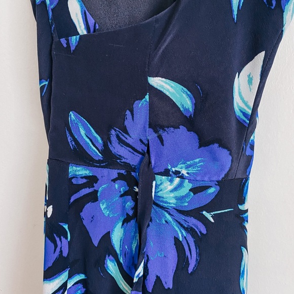 Yumi Kim Rush Hour Silk Maxi Dress Navy Floral - Picture 7 of 8